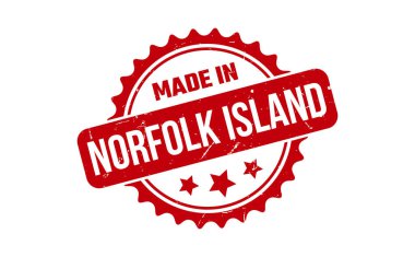 Norfolk Adası kauçuk damgası made in