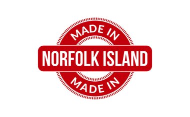 Norfolk Adası kauçuk damgası made in