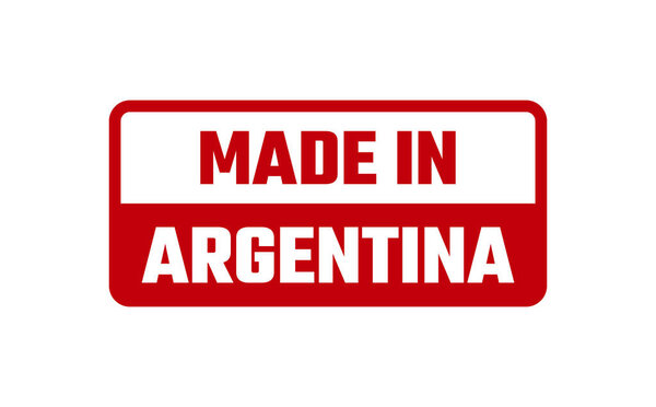 Made In Argentina Rubber Stamp