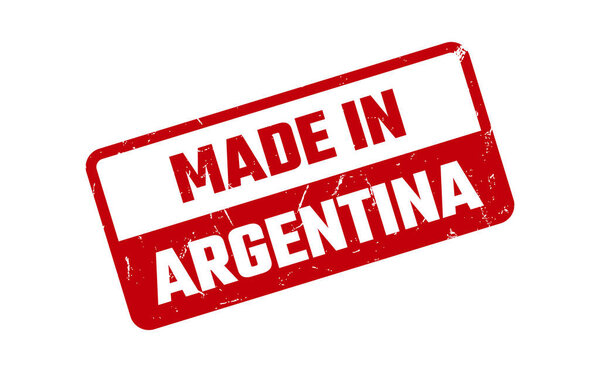Made In Argentina Rubber Stamp