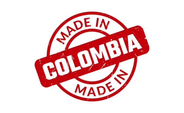 Зроблено Колумбії Штамп — стоковий вектор