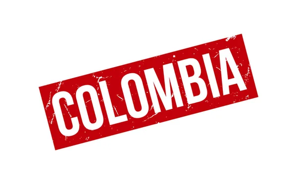 哥伦比亚橡皮图章向量 — 图库矢量图片