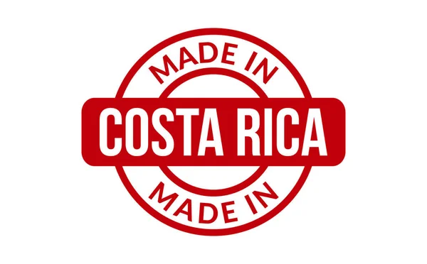 stock vector Made In Costa Rica Rubber Stamp