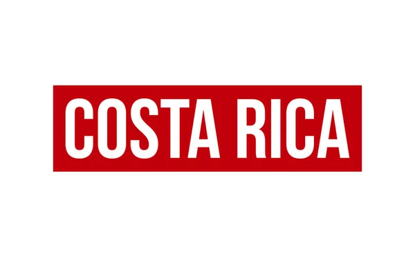 Costa Rica Gumibélyegző Vektor — Stock Vector