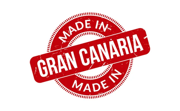 Made Gran Canaria Rubber Stamp — Stock Vector