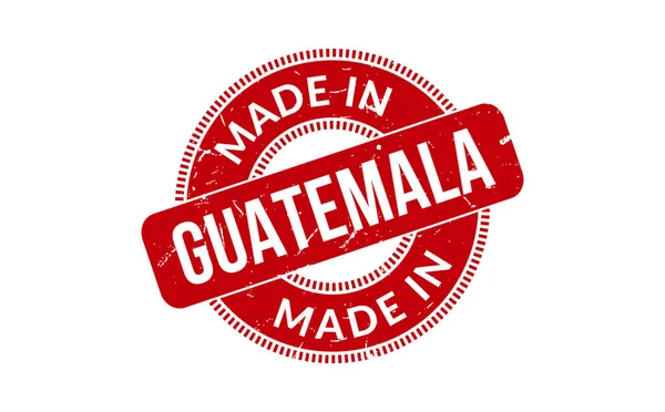 Made Guatemala Rubber Stamp — Stock Vector
