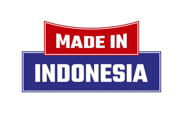 Made Indonesia Seal Vector — Stock Vector