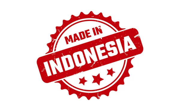 Сделано Индонезии — стоковый вектор