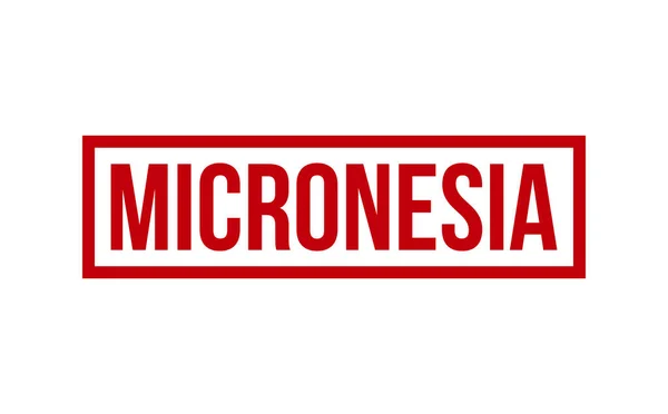 Vektor Segel Karet Mikronesia - Stok Vektor