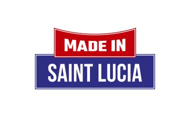 Saint Lucia Mühür Vektörü Yapımı