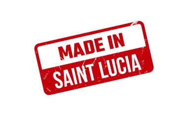 Saint Lucia lastik damgalamak içinde yapılan