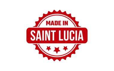 Saint Lucia lastik damgalamak içinde yapılan