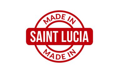 Saint Lucia lastik damgalamak içinde yapılan