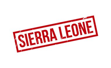 Sierra Leone Lastik Mühür Vektörü