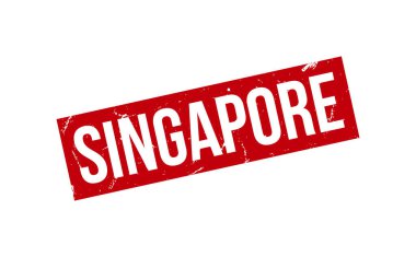 Singapur Lastik Mühür Vektörü