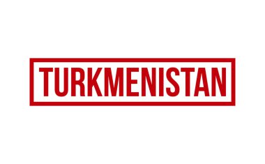 Türkmenistan Kauçuk Mühür Vektörü