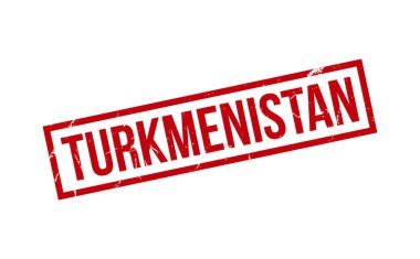 Türkmenistan Kauçuk Mühür Vektörü
