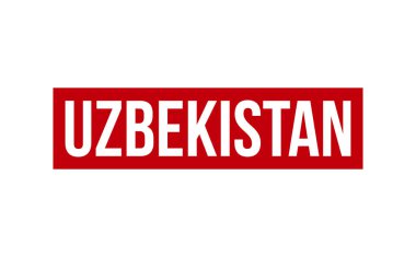 Özbekistan Kauçuk Mühür Vektörü