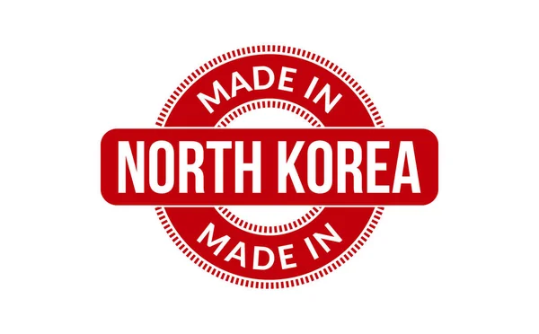 Vyrobeno Severní Koreji Razítko — Stockový vektor