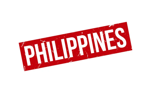 Filipíny Pryžové Razítko Těsnící Vektor — Stockový vektor