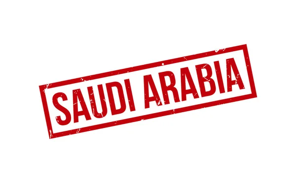 Saoedi Arabië Rubber Stempel Seal Vector — Stockvector