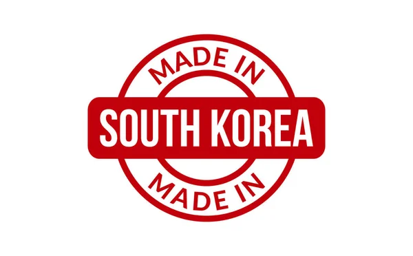 Vyrobeno Jižní Koreji Razítko — Stockový vektor
