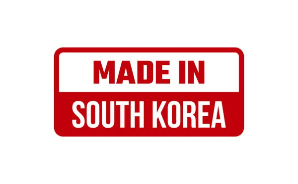 Vyrobeno Jižní Koreji Razítko — Stockový vektor