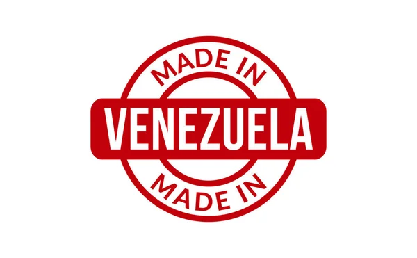 委内瑞拉橡胶印章制造 — 图库矢量图片
