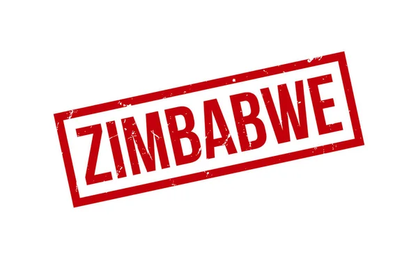 Zimbabwe Rubber Stamp Seal Vector — Stock Vector