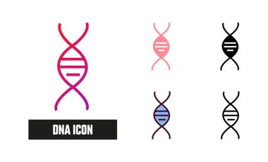 DNA Simgesi Vektör Resmini Ayarla