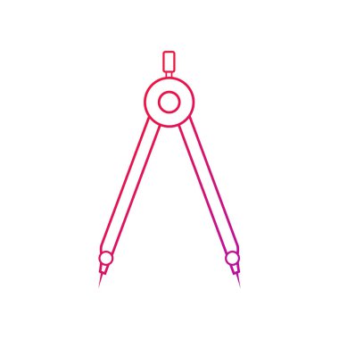Geometri Gradyan Simge Vektörü İllüstrasyonu