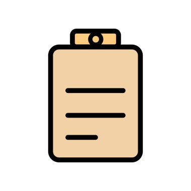 Simge Vektörü İllüstrasyonunu Listele. Satır Rengi Simgesini Listele