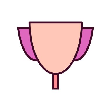 Ödül Simgesi Vektör İllüstrasyonu. Ganimet Lineal Renk Simgesi