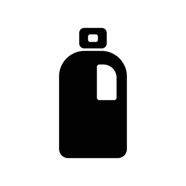 Detergent Fill Icon Symbol Vector Black Glyph Detergent Icon — Stock Vector