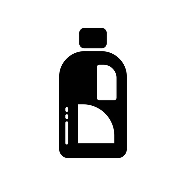 Detergent Fill Icon Symbol Vector Black Glyph Detergent Icon — Stock Vector
