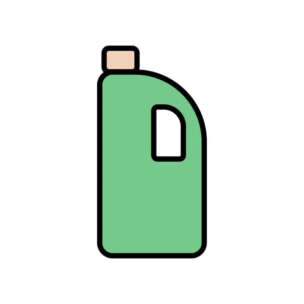 Ilustração Vetor Ícone Detergente Ícone Cor Lineal Detergente —  Vetores de Stock