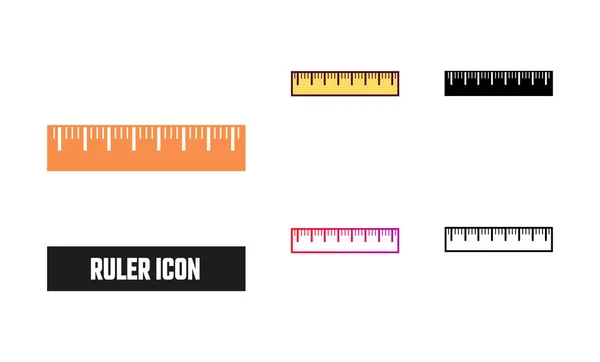 Heerser Icoon Set Vector Illustratie — Stockvector