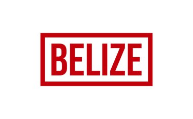 Belize Lastik Damga Mühürleme Vektörü