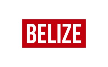 Belize Lastik Damga Mühürleme Vektörü