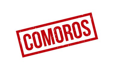 Komoros Kauçuk Mühür Vektörü