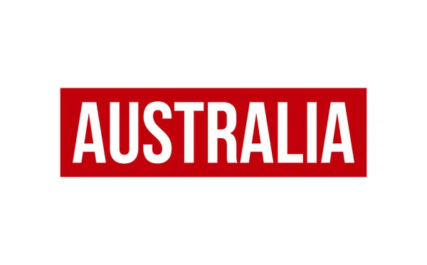 Avusturalya Kauçuk Mühür Vektörü — Stok Vektör