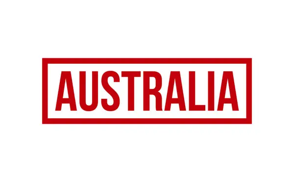 Avusturalya Kauçuk Mühür Vektörü — Stok Vektör