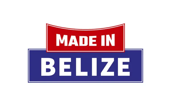 Belize Yapımı Mühür Vektörü — Stok Vektör