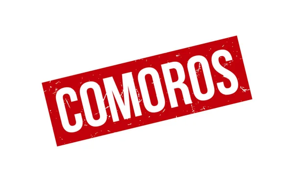Comores Caoutchouc Stamp Seal Vecteur — Image vectorielle