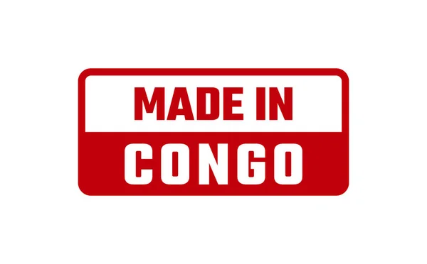 Резиновая Марка Конго — стоковый вектор