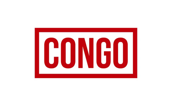 Congo Rubber Stempel Seal Vector — Stockvector