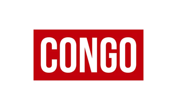 Congo Rubber Stempel Seal Vector — Stockvector