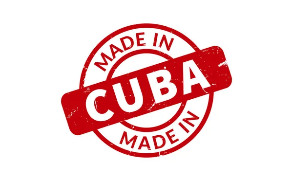 Küba Damgası Yapılan — Stok Vektör