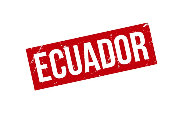 Equador Vetor Selo Borracha —  Vetores de Stock