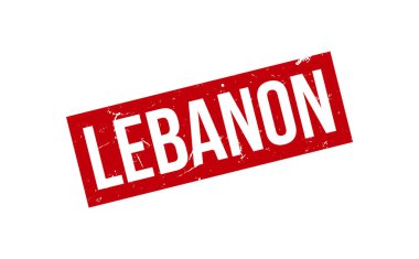 Lübnan Lastik Damga Mühür Vektörü